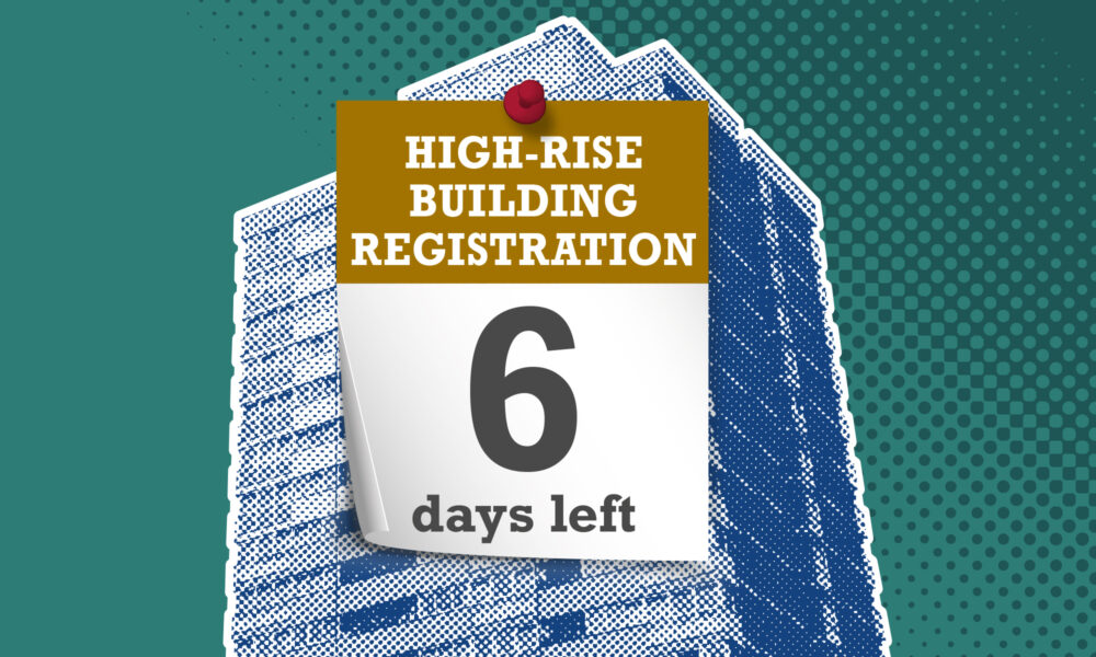 high rise building registration 6 days left