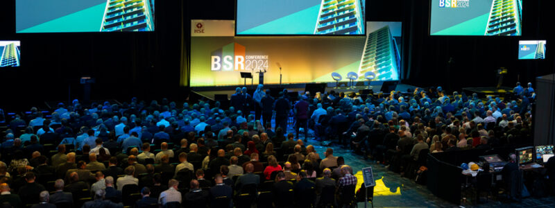 BSR Conference 2024 main stage and delegates