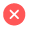 Red circle with white cross in the middle